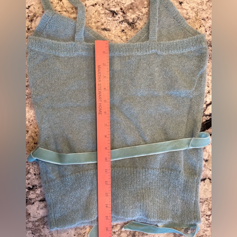 Vintage Banana Republic Soft Blue Mohair Knit Camisole - Picture 8 of 10